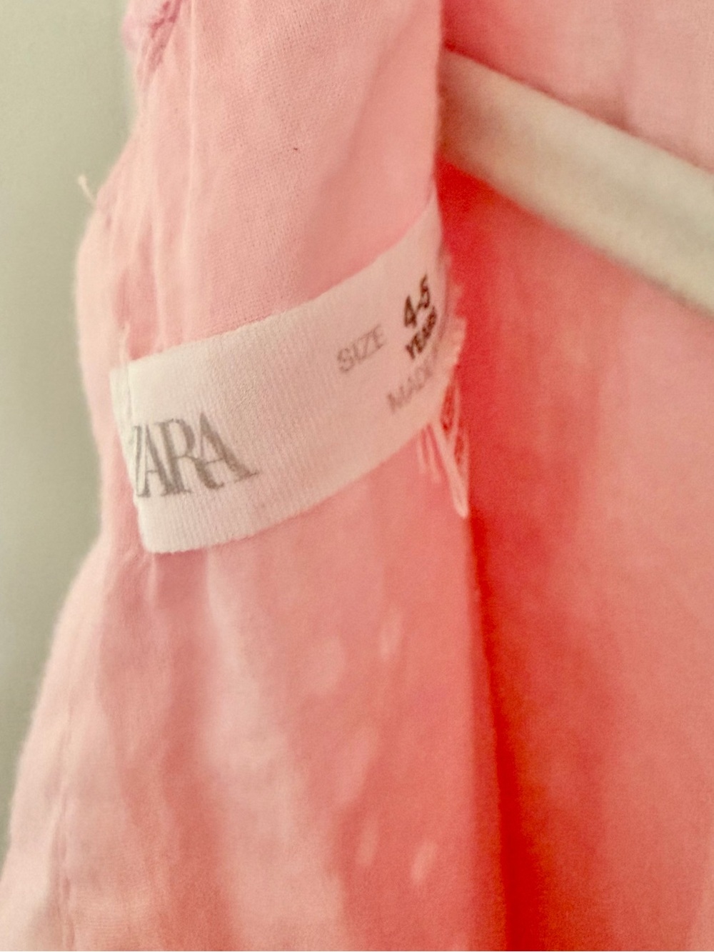 Zara Pink Ruffle Romper - Picture 5 of 6